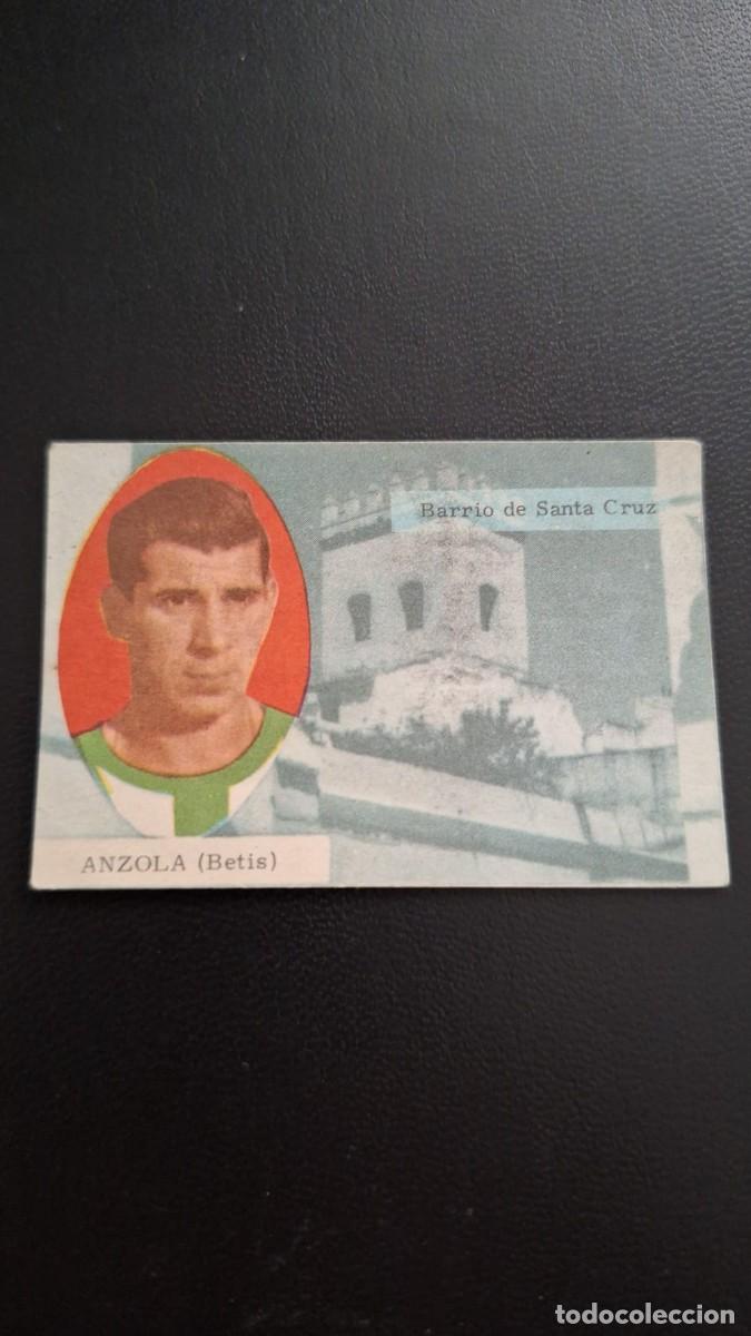 Figurine di Calcio: CROMO DE F&Uacute;TBOL ANZOLA BETIS 63 64 DISGRA FHER SIN PEGAR NUNCA PEGADO