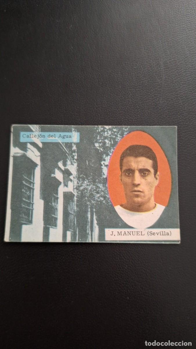 Cromos de F&uacute;tbol: CROMO DE F&Uacute;TBOL J.MANUEL SEVILLA 63 64 DISGRA FHER SIN PEGAR NUNCA PEGADO