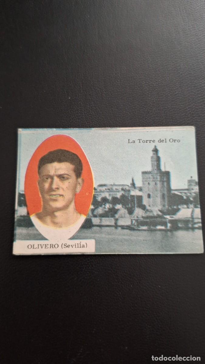 Figurine di Calcio: CROMO DE F&Uacute;TBOL OLIVERO SEVILLA 63 64 DISGRA FHER SIN PEGAR NUNCA PEGADO