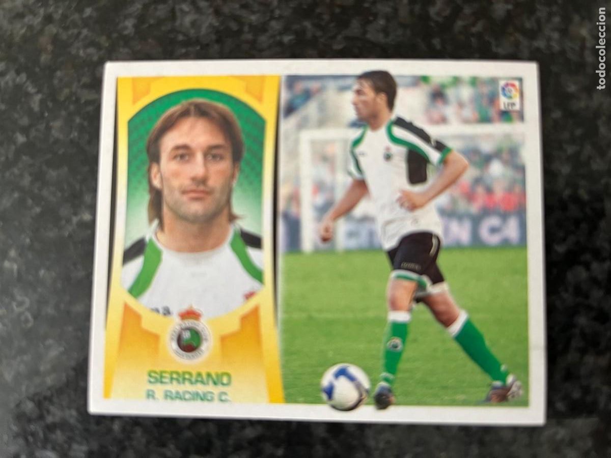 Fu&szlig;ball-Sticker: N&ordm; 12 SERRANO R. RACING C ESTE LIGA 09 10