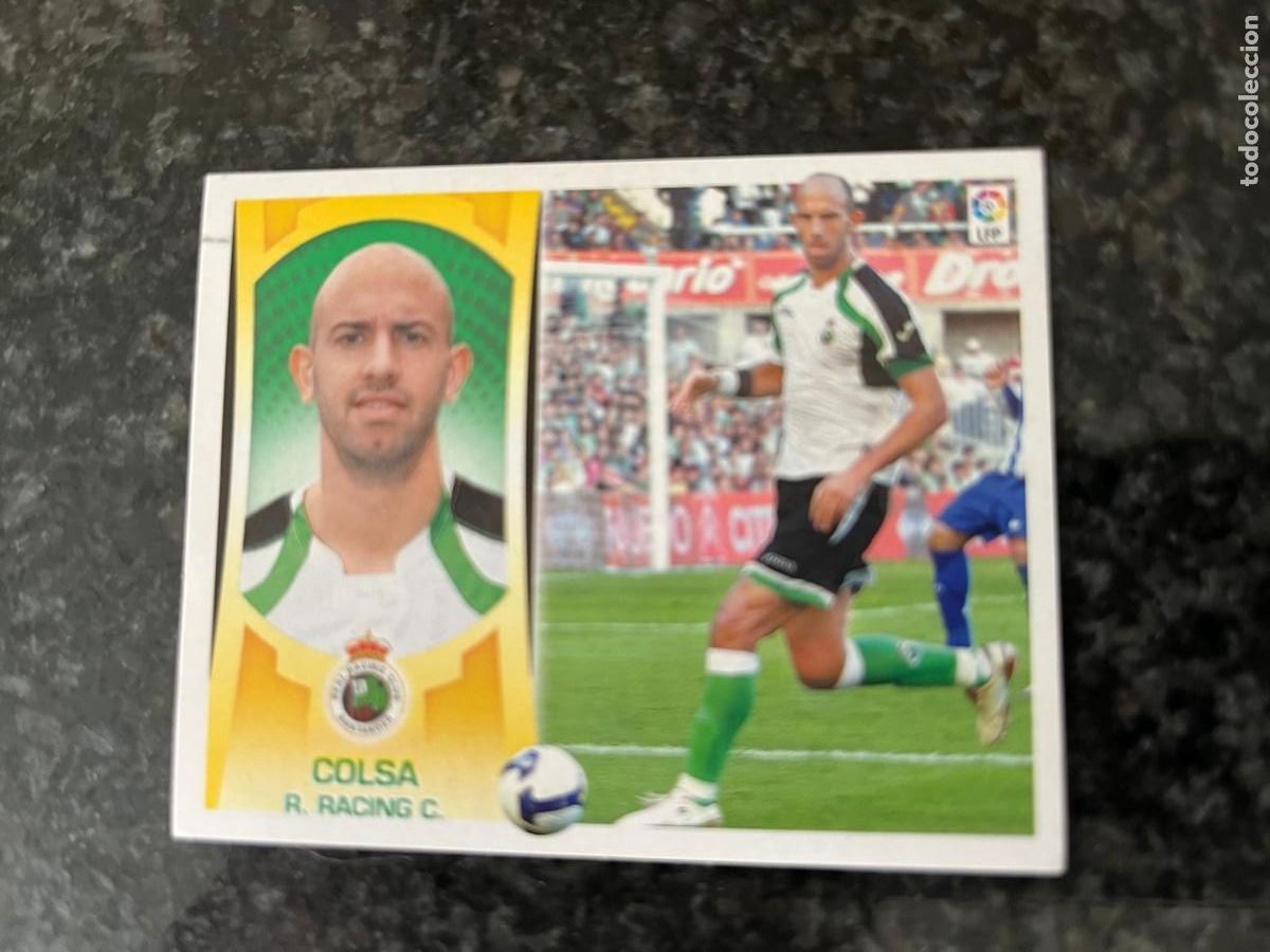 Fu&szlig;ball-Sticker: N&ordm; 9 COLSA R. RACING C ESTE LIGA 09 10