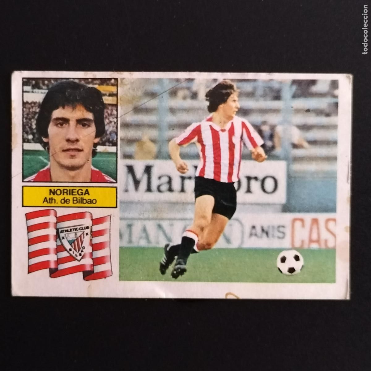 Fu&szlig;ball-Sticker: NORIEGA ATHLETIC BILBAO CROMOS ALBUM EDICIONES ESTE LIGA FUTBOL 82 83 1982 1983