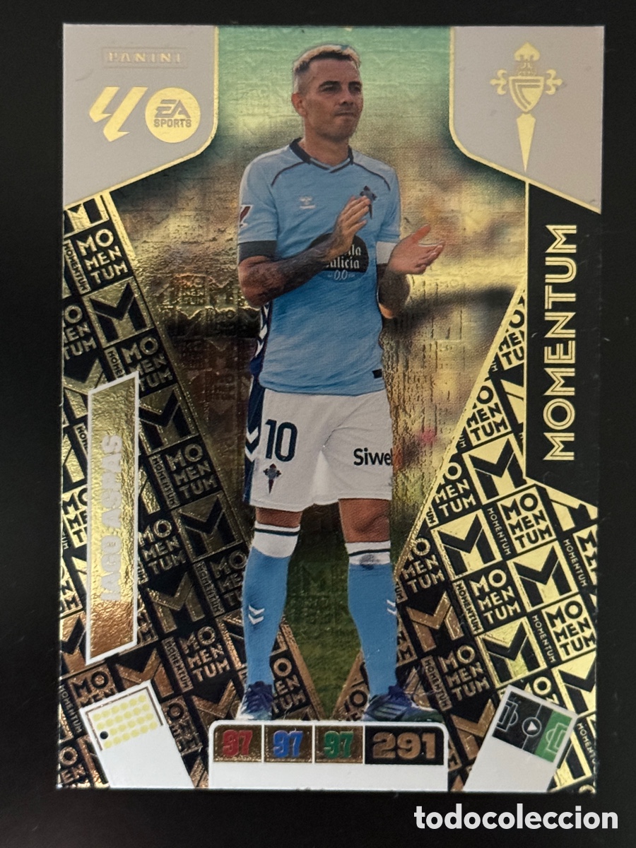 Cromos de F&uacute;tbol: Yago Aspas Momentum Celta Adrenalyn 2025/26