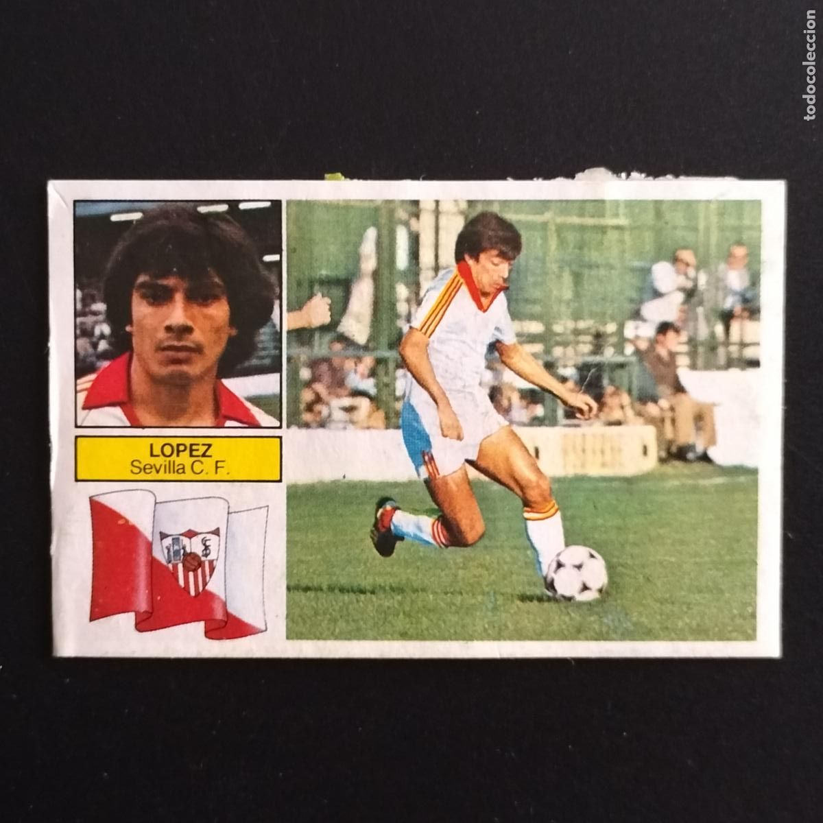Cromos de f&uacute;tbol: LOPEZ SEVILLA CROMOS ALBUM EDICIONES ESTE LIGA FUTBOL 82 83 1982 1983
