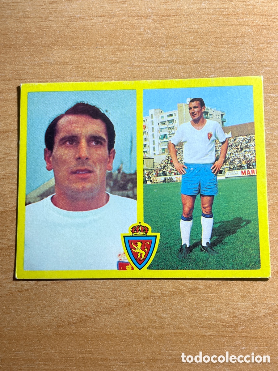 Cromos de F&uacute;tbol: Cromo Javier PLANAS Abad | REAL Zaragoza| 1972 ESTE | SIN PEGAR