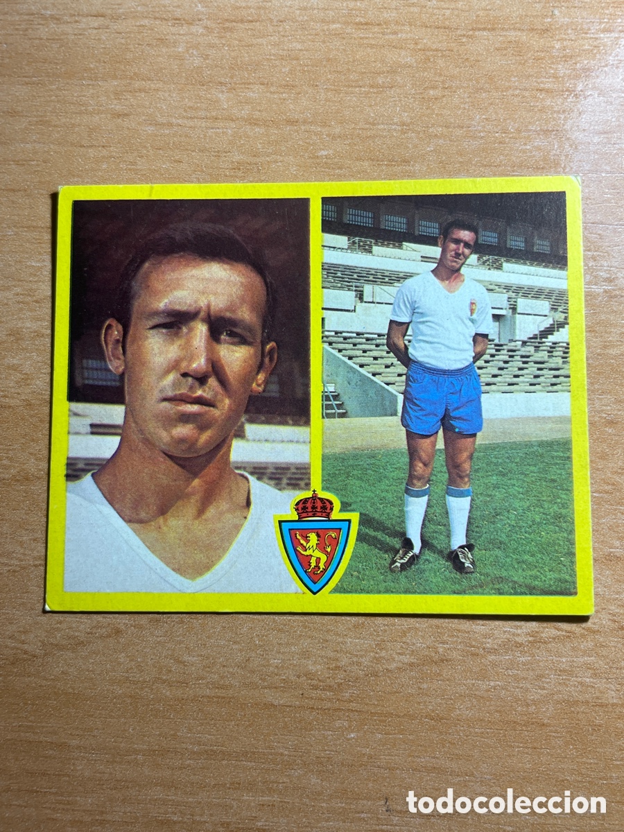 Cromos de F&uacute;tbol: Cromo Jos&eacute; Manuel GONZ&Aacute;LEZ L&oacute;pez | REAL Zaragoza| 1972 ESTE | SIN PEGAR