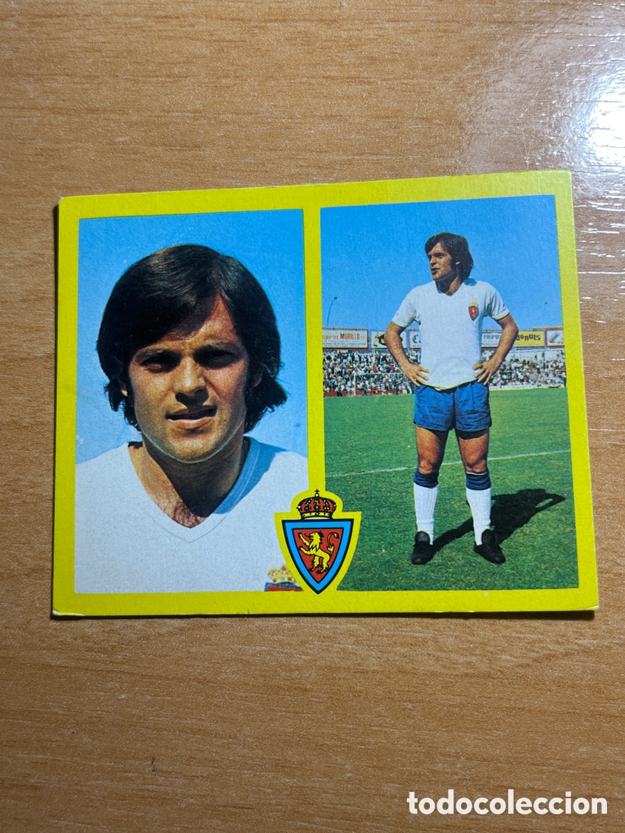 Cromos de F&uacute;tbol: Cromo Luis Ramon LEIROS &Aacute;lvarez | REAL Zaragoza| 1972 ESTE | SIN PEGAR