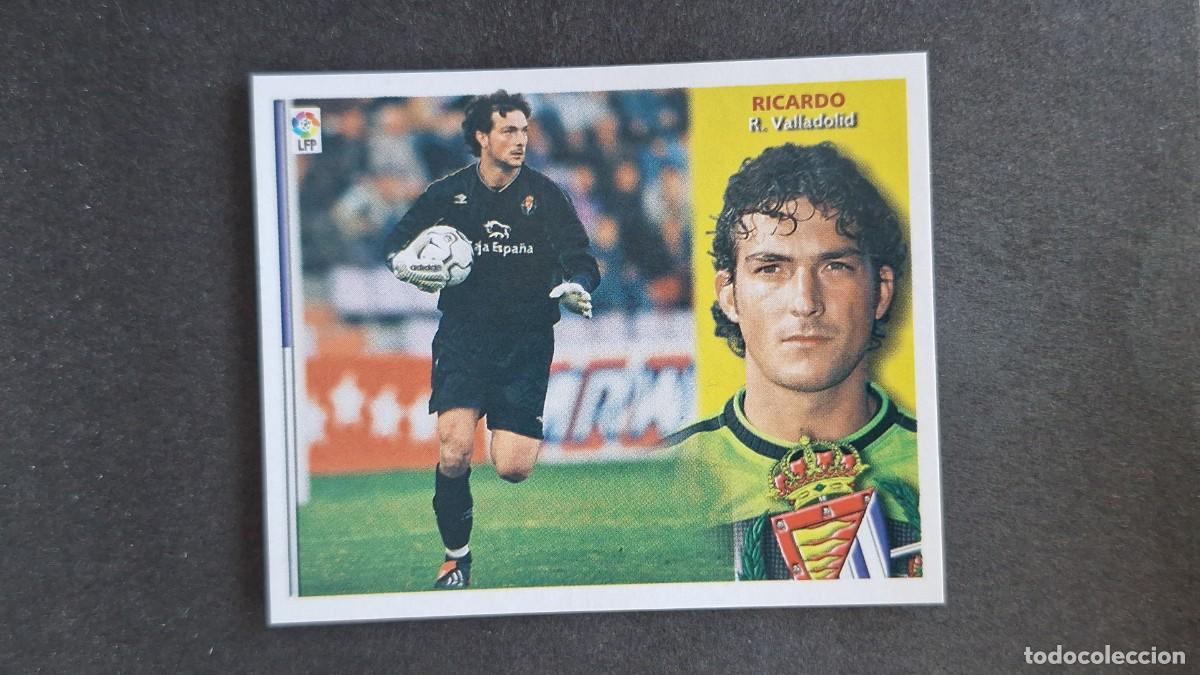 Fu&szlig;ball-Sticker: L3 RICARDO REAL VALLADOLID LIGA ESTE 2002/2003 02 03 NUNCA PEGADO SIN PEGAR