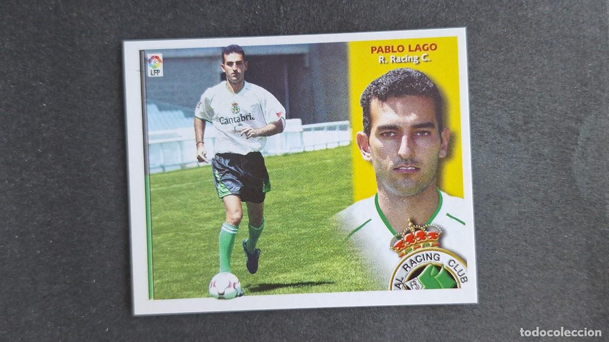Fu&szlig;ball-Sticker: L3 PABLO LAGO RACING DE SANTANDER COLOCA LIGA ESTE 2002/2003 02 03 NUNCA PEGADO SIN PEGAR