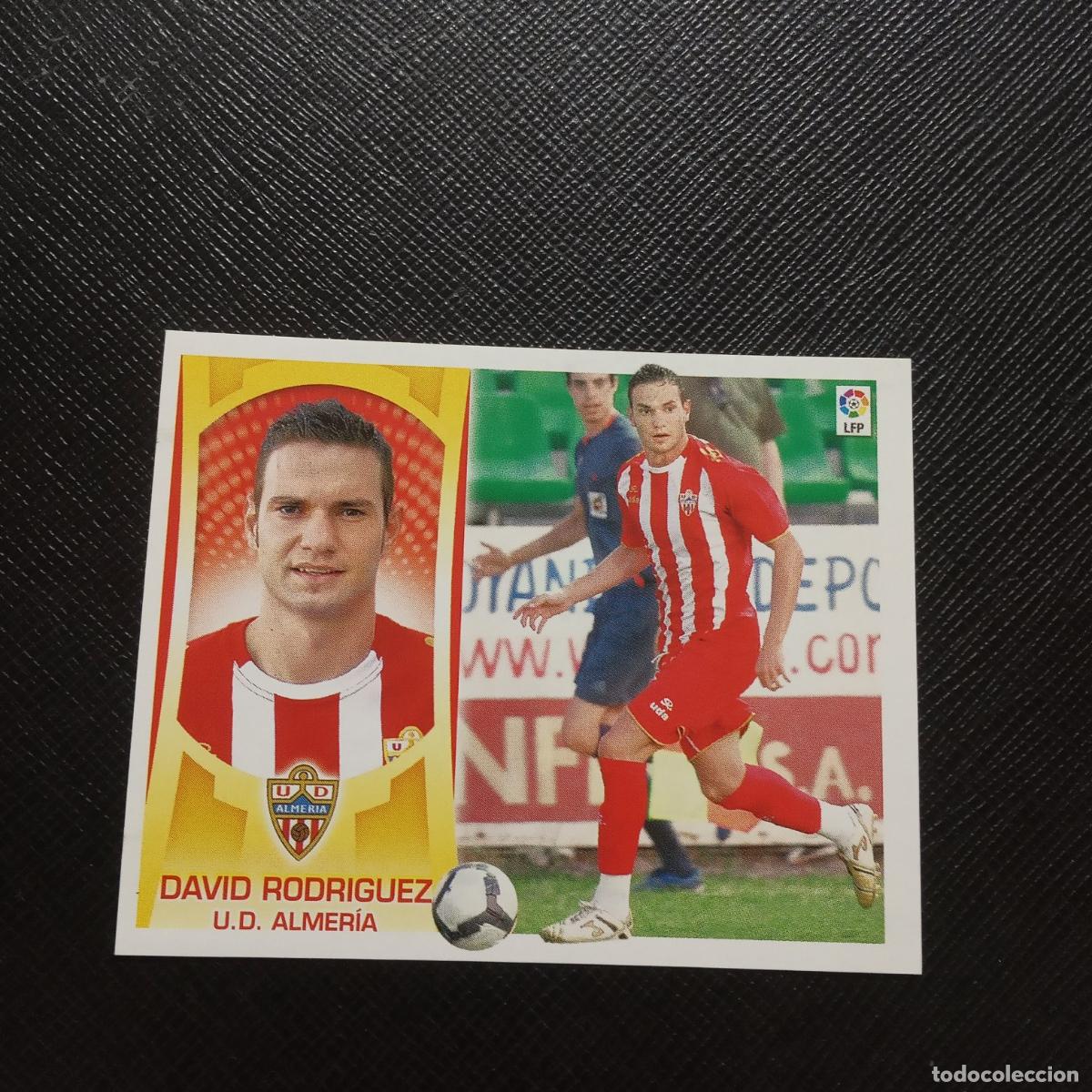 Figurine di Calcio: DAVID RODRIGUEZ ALMERIA ESTE 2009 2010 CROMO FUTBOL 09 10 - SIN PEGAR - A101 PG19 COLOCA