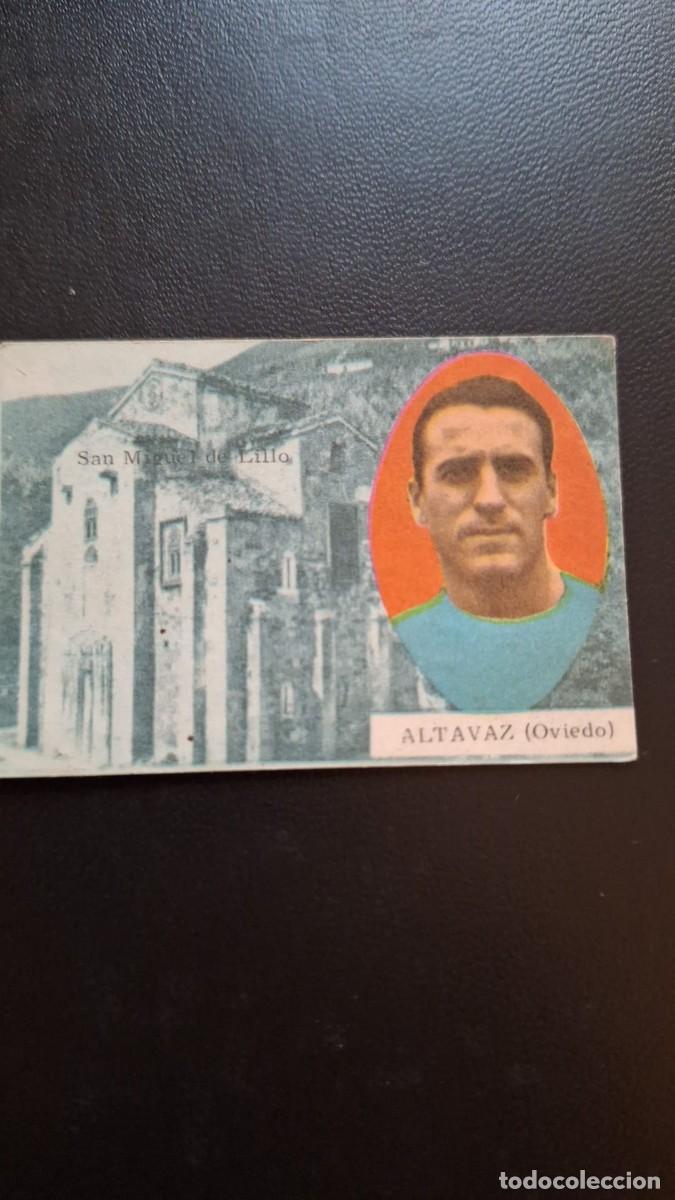 Figurine di Calcio: CROMO DE F&Uacute;TBOL ALTAVAZ OVIEDO 63 64 DISGRA FHER SIN PEGAR NUNCA PEGADO
