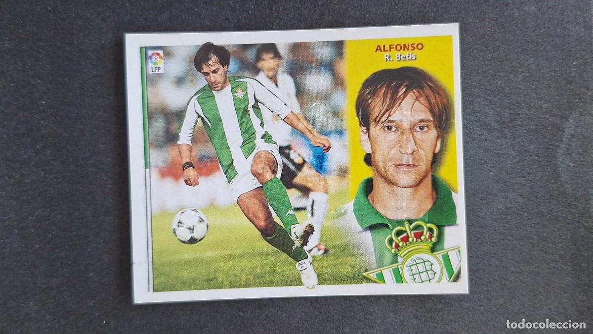Cromos de F&uacute;tbol: L3 ALFONSO REAL BETIS BALOMPIE FICHAJE 7 LIGA ESTE 2002/2003 02 03 NUNCA PEGADO SIN PEGAR