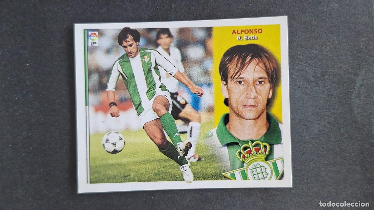 Cromos de F&uacute;tbol: L3 ALFONSO REAL BETIS BALOMPIE FICHAJE 7 LIGA ESTE 2002/2003 02 03 NUNCA PEGADO SIN PEGAR