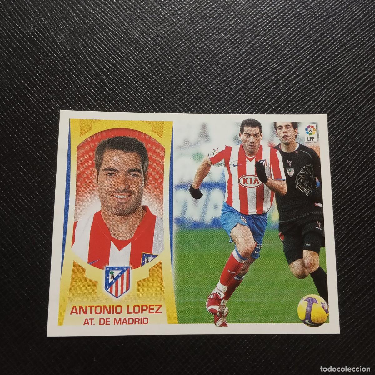 Football Stickers: ANTONIO LOPEZ AT MADRID ESTE 2009 2010 CROMO FUTBOL 09 10 - SIN PEGAR - A101 PG37