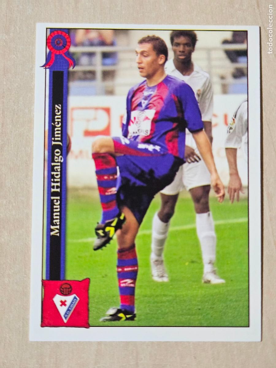 Figurine di Calcio: N&ordm; 733 MANOLO - MUNDICROMO - LAS FICHAS DE LA LIGA 2006 - PLATINUM - EIBAR