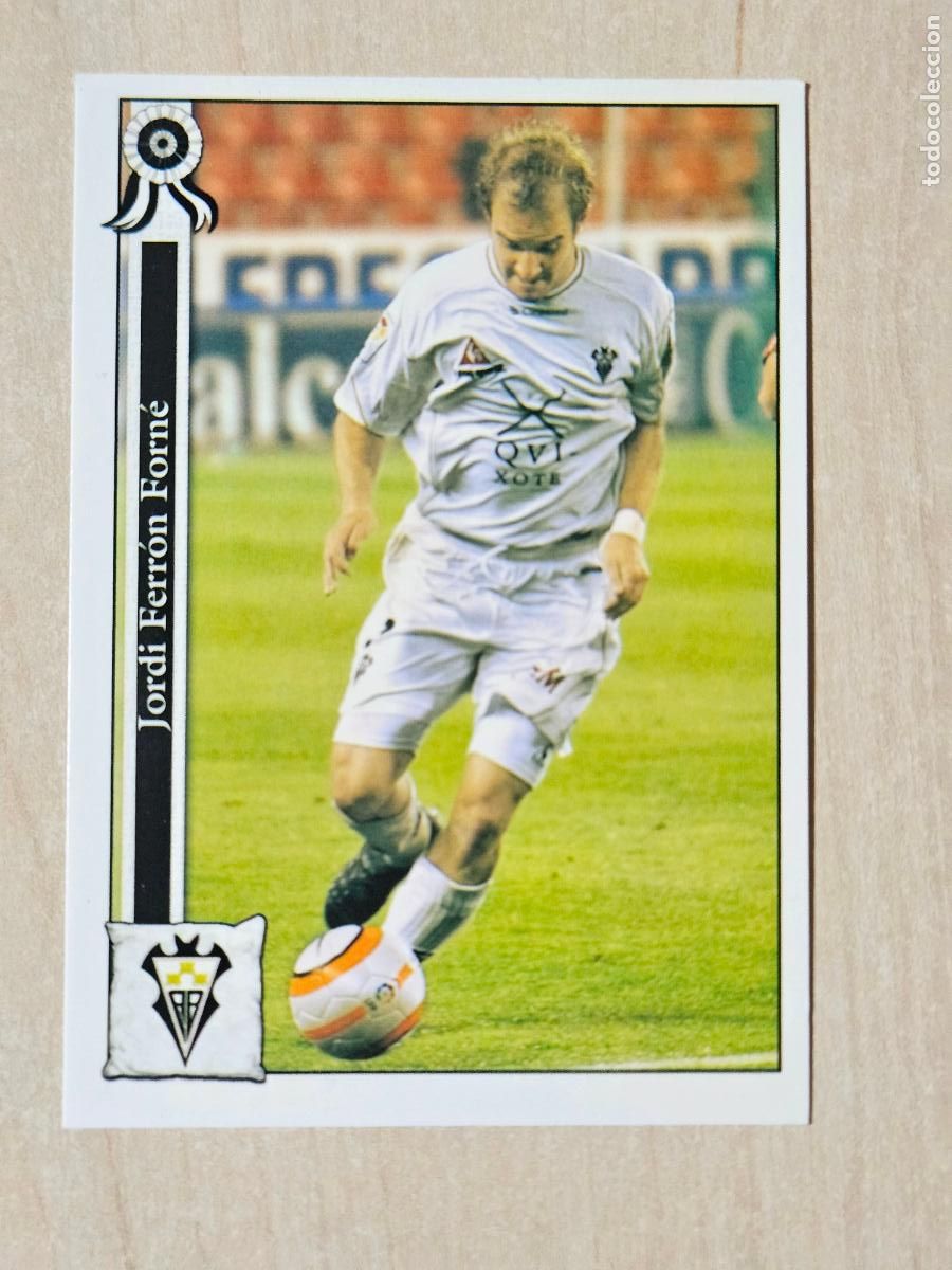 Cromos de F&uacute;tbol: N&ordm; 715 FERRON - MUNDICROMO - LAS FICHAS DE LA LIGA 2006 - PLATINUM - ALBACETE