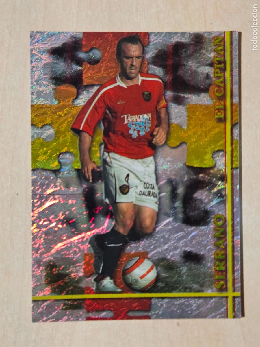 Fu&szlig;ball-Sticker: N&ordm; 512 SERRANO - MUNDICROMO - LAS FICHAS DE LA LIGA 2007 - GIMNASTIC DE TARRAGONA