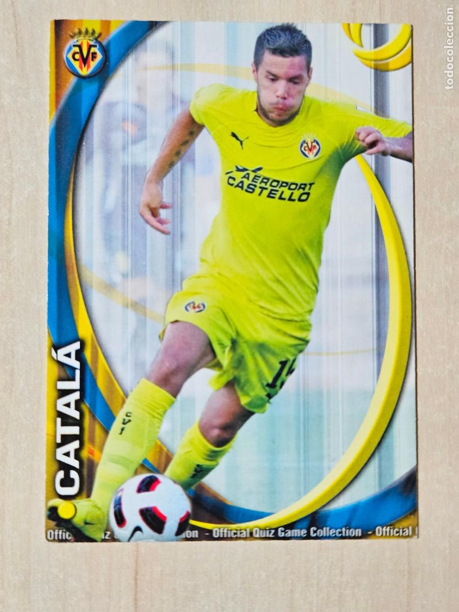 Cartes &agrave; collectionner de Football: N&ordm; 174 CATALA - MUNDICROMO QUIZ GAME FICHAS LIGA 2011 - VILLARREAL