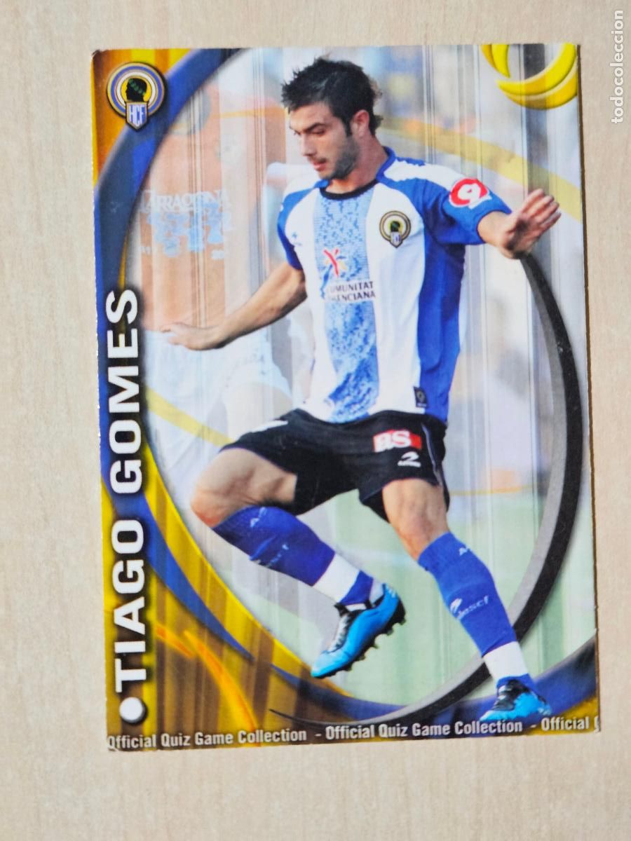 Fu&szlig;ball-Sticker: N&ordm; 500 TIAGO GOMES - MUNDICROMO QUIZ GAME FICHAS LIGA 2011 - HERCULES