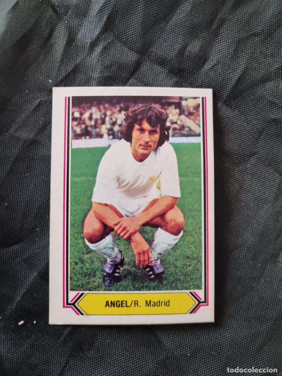 Fu&szlig;ball-Sticker: ANGEL. REAL MADRID. SIN PEGAR. EDICIONES ESTE LIGA 80/81.1980/81. 1980/1981. PEDIDO MINIMO 3&euro;