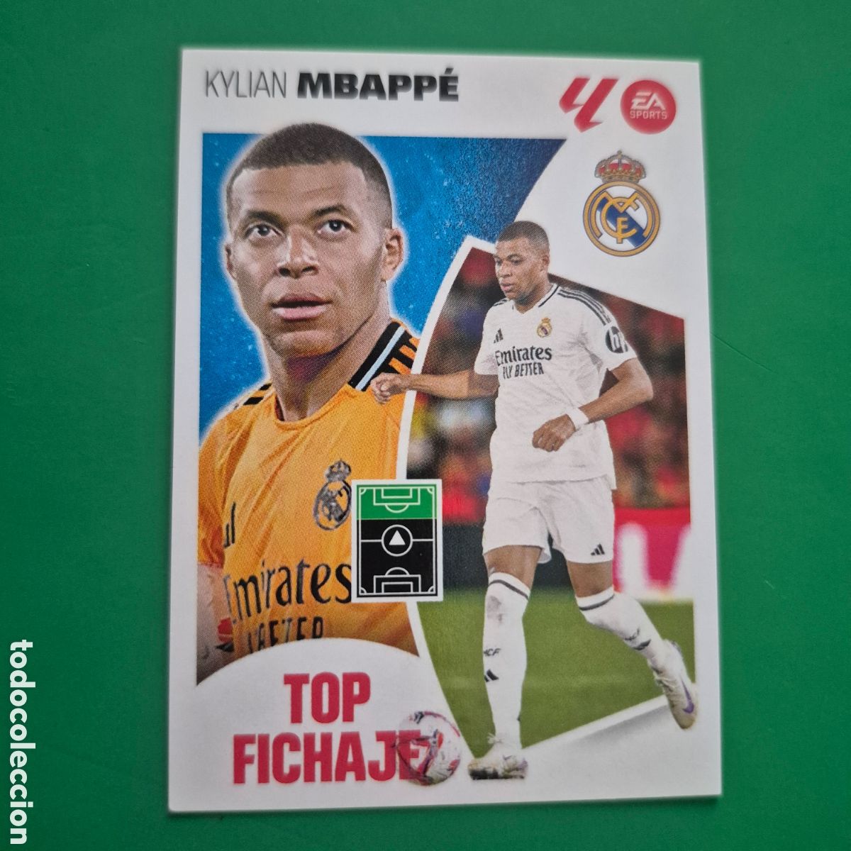 Cromos de F&uacute;tbol: CROMO 69 MBAPPE REAL MADRID TOP FICHAJE CUARTA EDICI&Oacute;N LIGA ESTE 24-25