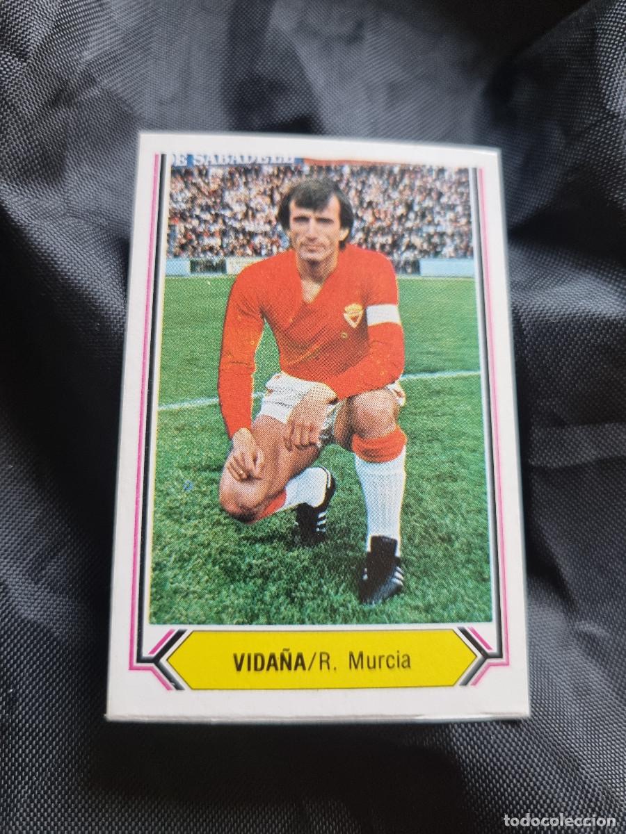Fu&szlig;ball-Sticker: VIDA&Ntilde;A. MURCIA. SIN PEGAR. EDICIONES ESTE LIGA 80/81.1980/81. 1980/1981. PEDIDO MINIMO 3&euro;