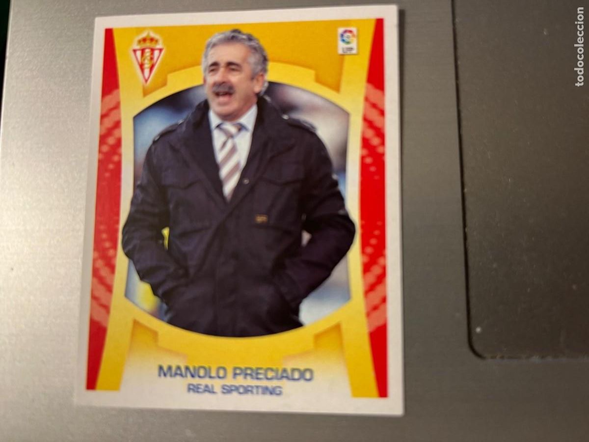 Cromos de Futebol: ENTRENADOR MANOLO PRECIADO REAL SPORTING ESTE LIGA 09 10
