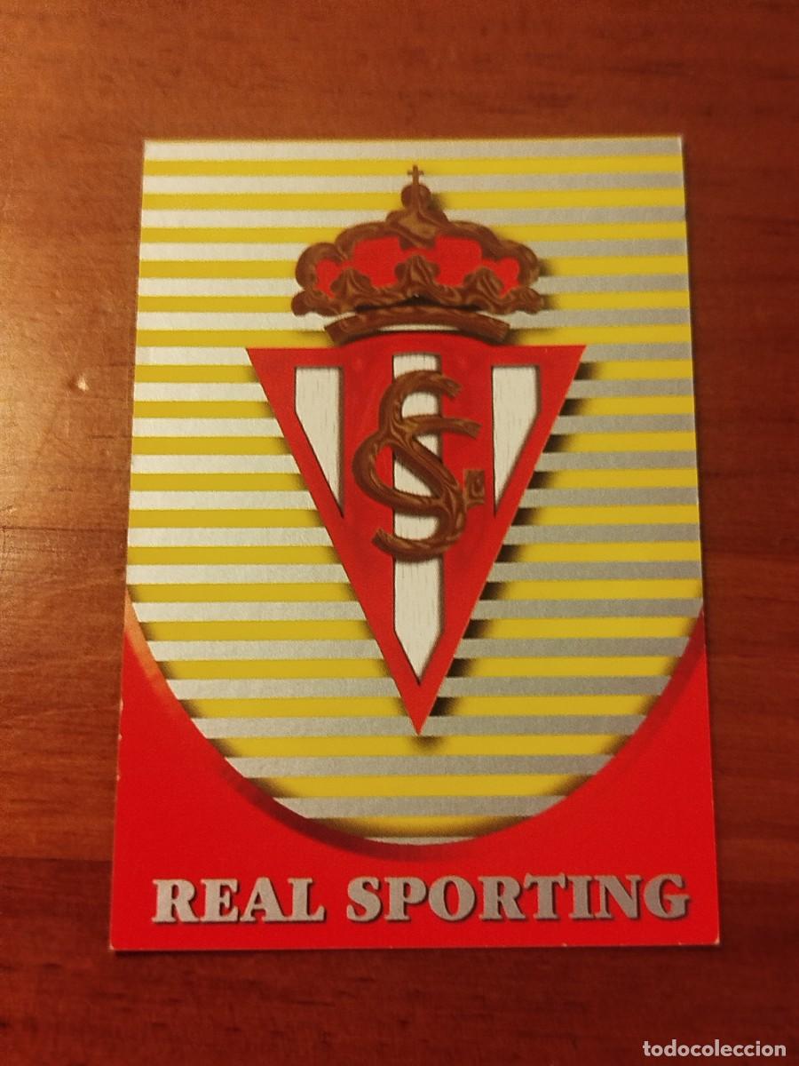 Cromos de F&uacute;tbol: 558. Real Sporting de Gij&oacute;n - Las Fichas de la Liga 2003 (Mundicromo)