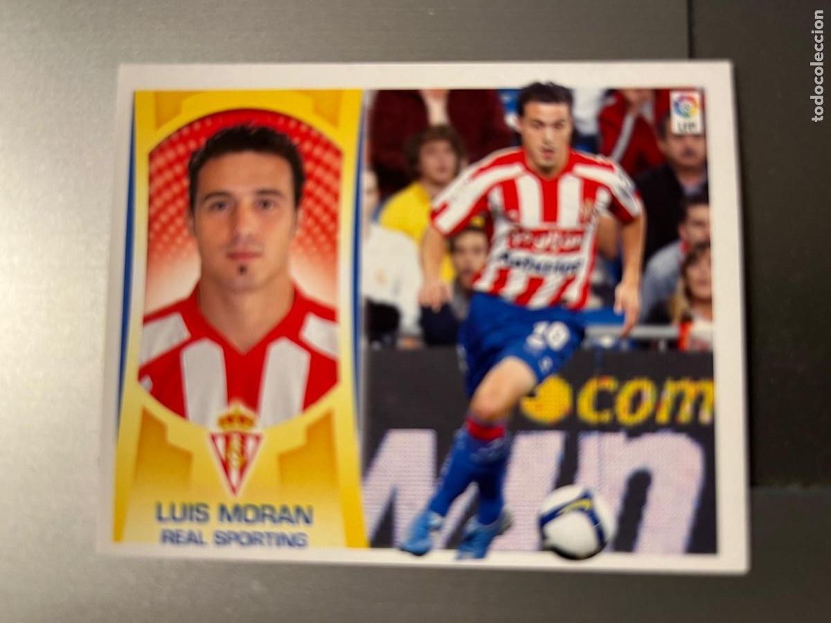 Fu&szlig;ball-Sticker: N&ordm; 14 B LUIS MORAN REAL SPORTING ESTE LIGA 09 10