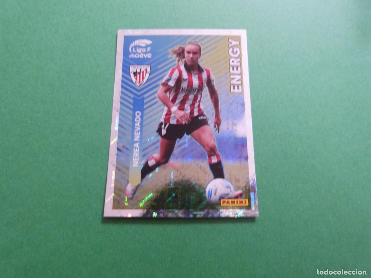 Figurine di Calcio: CROMO F&Uacute;TBOL NEVADO ATH.BILBAO SIN PEGAR N&ordm; 350 LIGA FEMENINA 2025-2026/25-26 PANINI