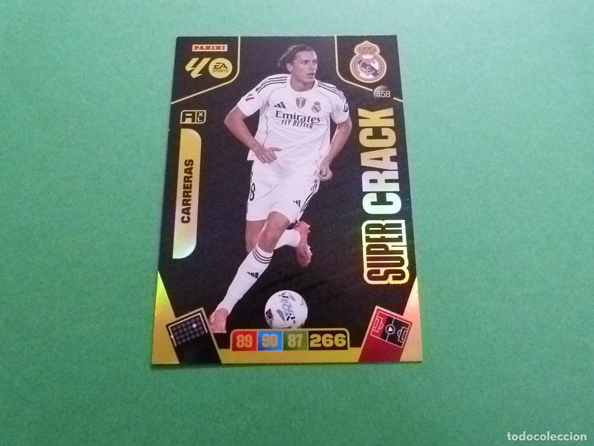 Cromos de F&uacute;tbol: TRADING CARD FUTBOL CARRERAS REAL MADRID C.F. N&ordm; 458 LIGA ADRENALYN XL 2025-2026/25-26