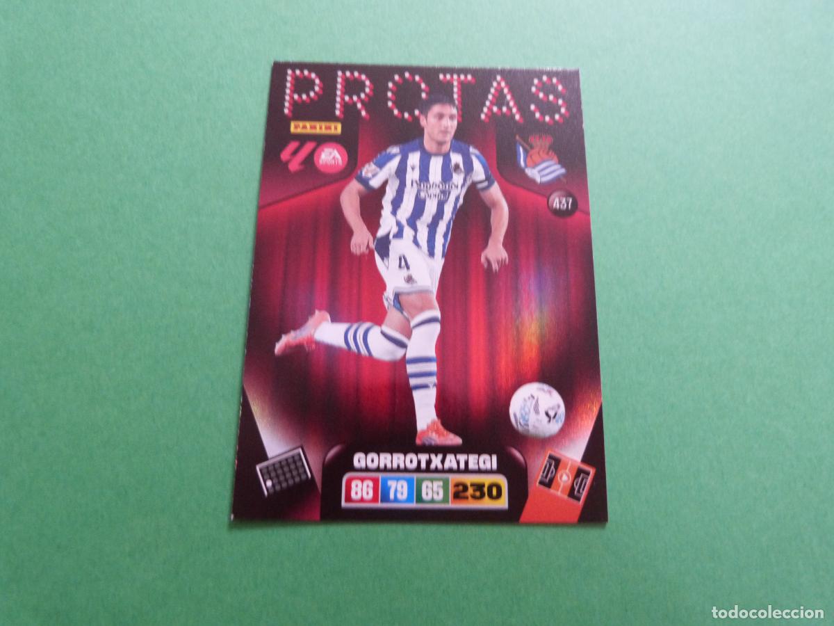 Cromos de f&uacute;tbol: TRADING CARD FUTBOL GORROTXATEGI REAL SOCIEDAD N&ordm; 437 LIGA ADRENALYN XL 2025-2026/25-26