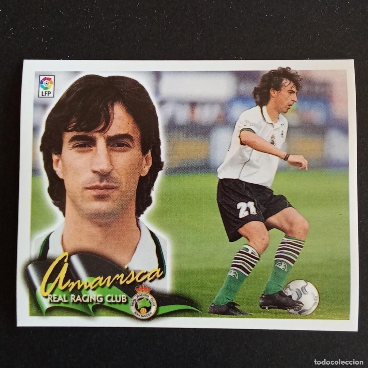 Cromos de f&uacute;tbol: CROMO LIGA 2000 2001 00 01 EDICIONES ESTE AMAVISCA RACING SANTANDER NUNCA PEGADO