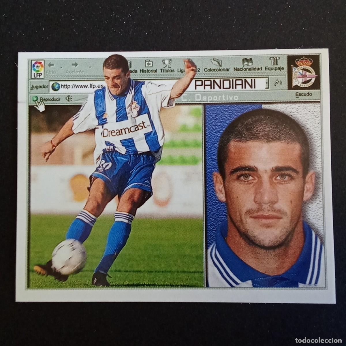Cromos de F&uacute;tbol: CROMO LIGA 2001 2002 01 02 EDICIONES ESTE PANDIANI DEPORTIVO CORU&Ntilde;A NUNCA PEGADO