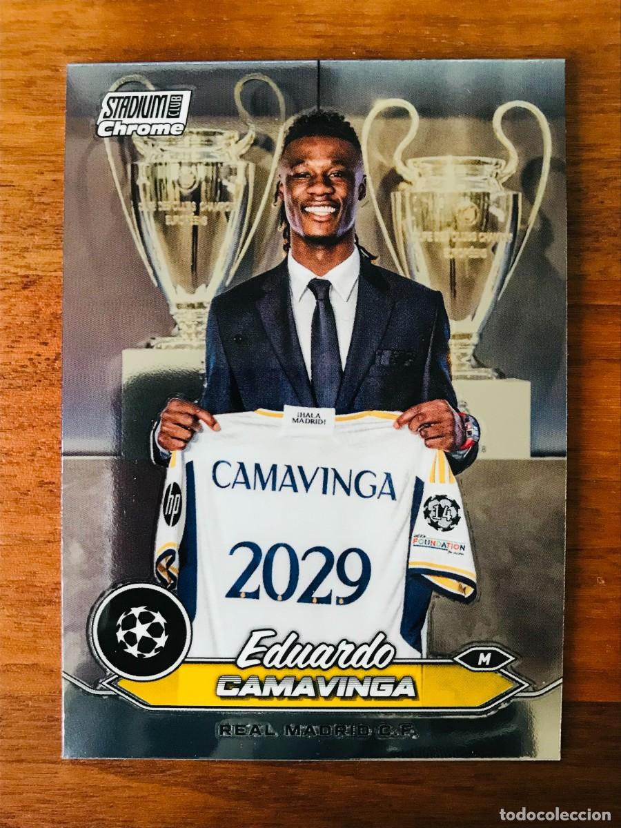 Figurine di Calcio: EDUARDO CAMAVINGA - REAL MADRID - TOPPS CHROME STADIUM CLUB - 2023 2024 23 24