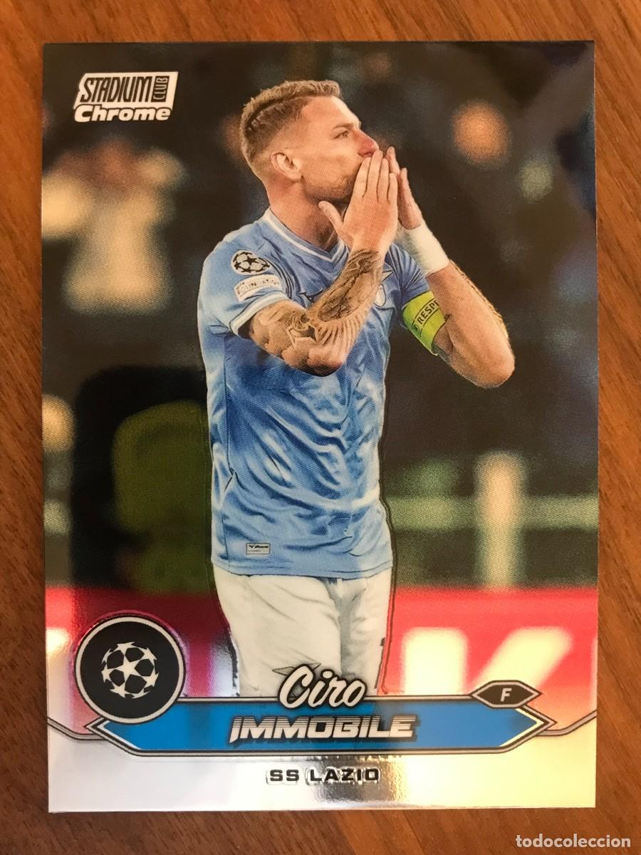 Fu&szlig;ball-Sticker: CIRO IMMOBILE - SS LAZIO - TOPPS CHROME STADIUM CLUB - 2023 2024 23 24