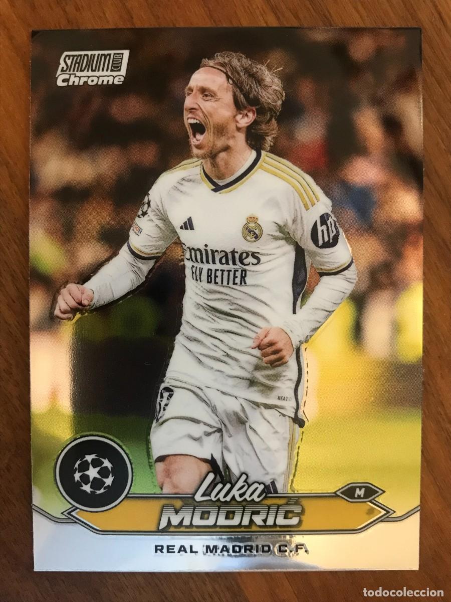 Cromos de F&uacute;tbol: LUKA MODRIC - REAL MADRID - TOPPS CHROME STADIUM CLUB - 2023 2024 23 24