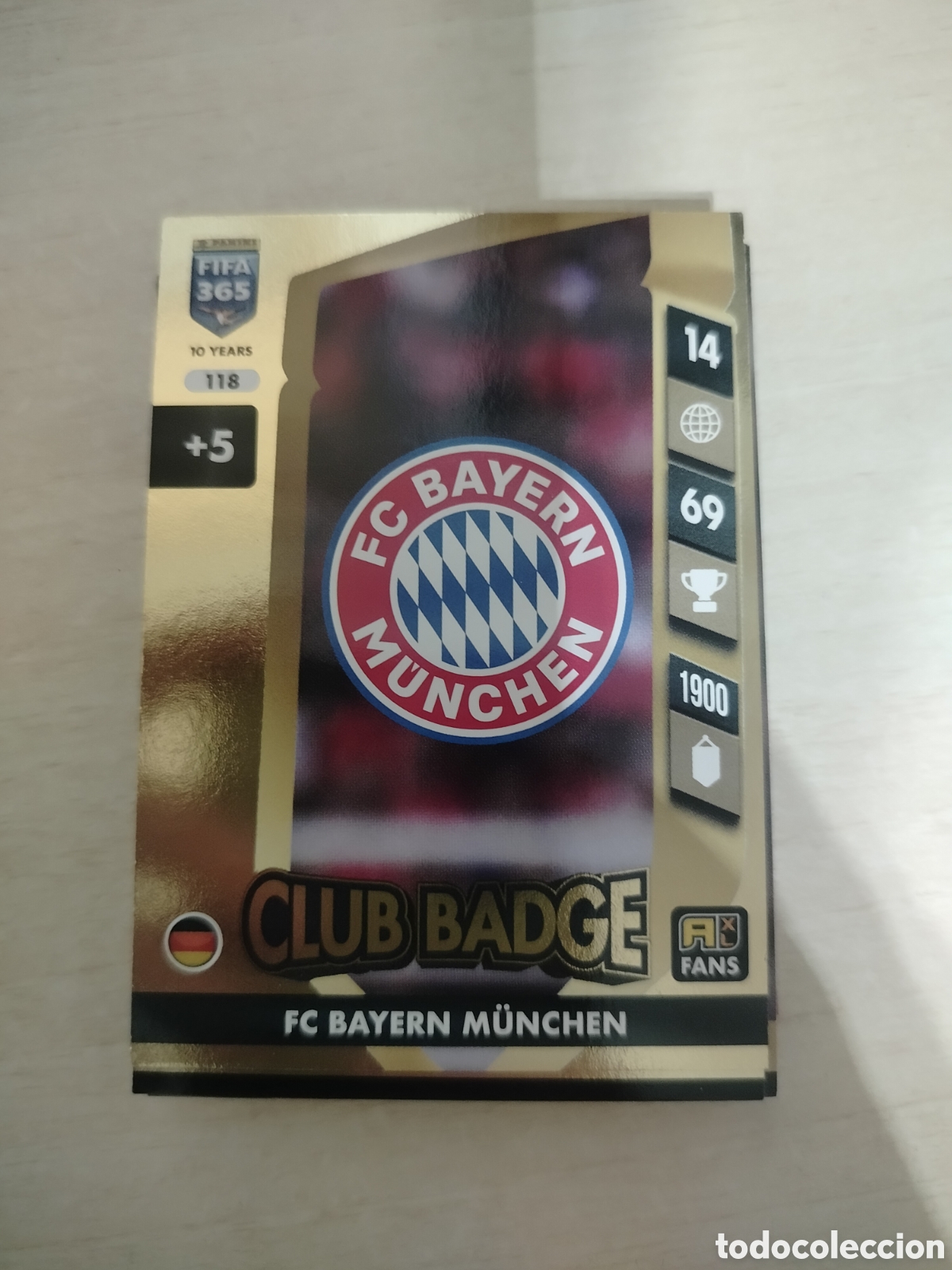 Figurine di Calcio: BAYERN MUNICH ESCUDO BADGE 118 ADRENALYN XL FIFA 365 2024 2025 24 25