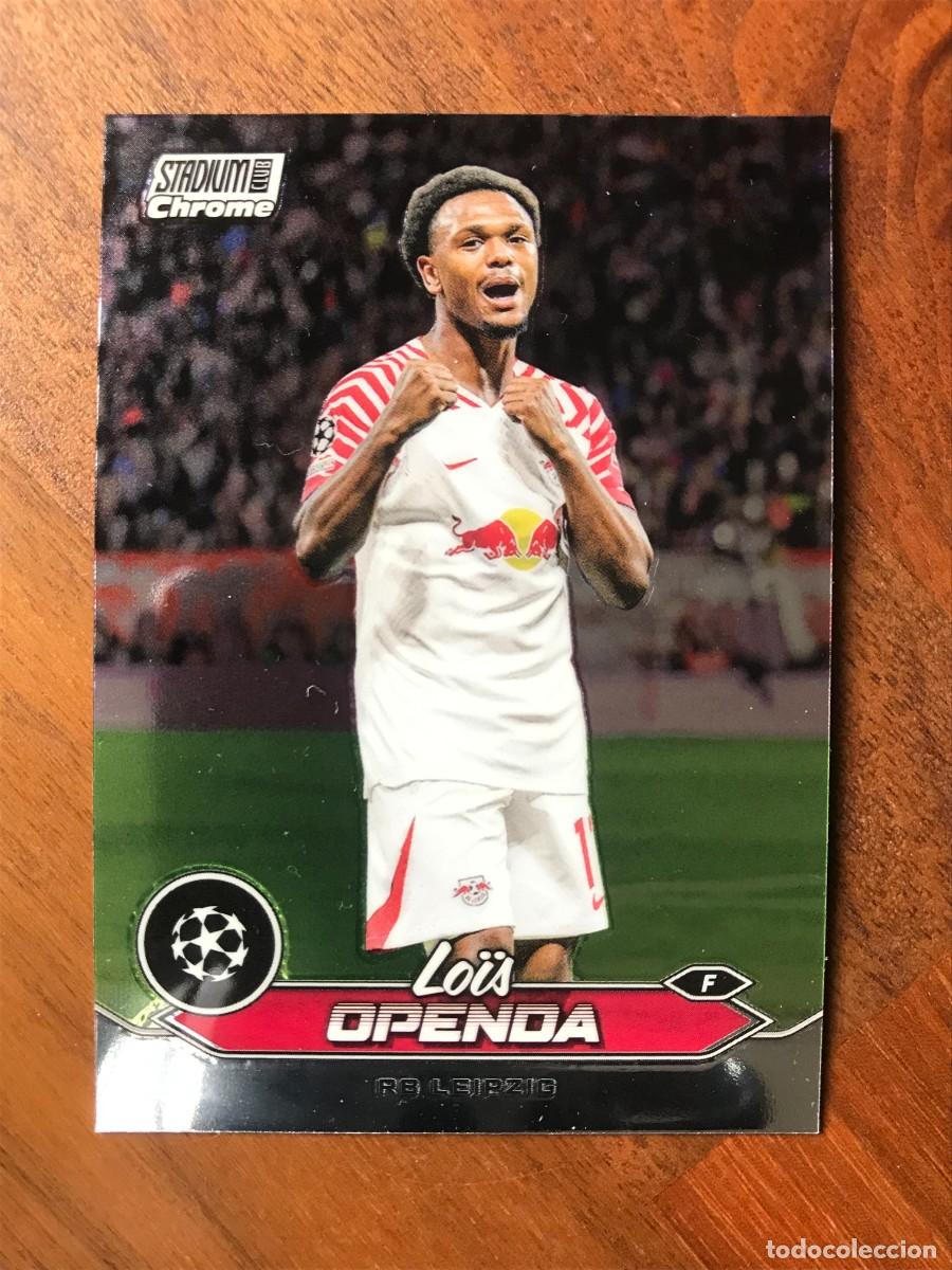 Fu&szlig;ball-Sticker: LOIS OPENDA - RB LEIPZIG - TOPPS CHROME STADIUM CLUB - 2023 2024 23 24