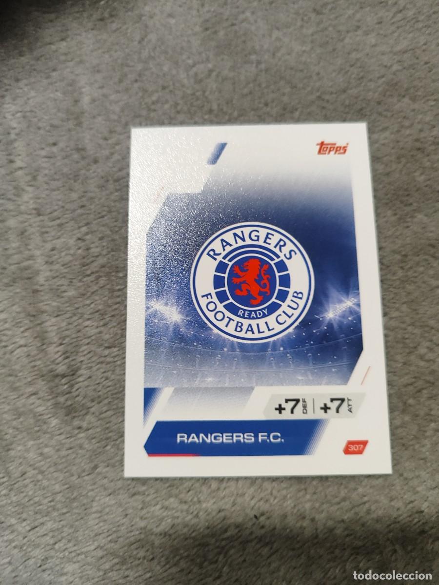 Cartes &agrave; collectionner de Football: 307 UCL MATCH ATTAX 2025/26 BADGE ESCUDO RANGERS FC TOPPS 25 2026 CHAMPIONS