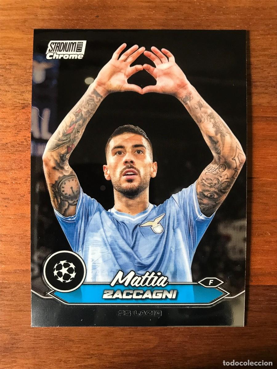 Figurine di Calcio: MATTIA ZACCAGNI - SS LAZIO - TOPPS CHROME STADIUM CLUB - 2023 2024 23 24
