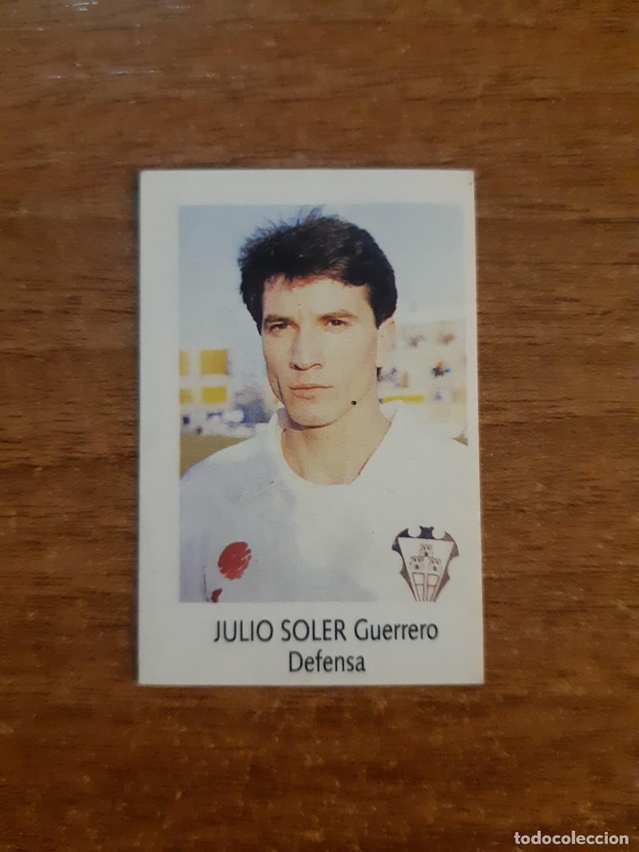 Fu&szlig;ball-Sticker: N&deg;4 Julio Soler (Albacete) Liga 91-92 BIMBO. Nunca pegado, sin pegar