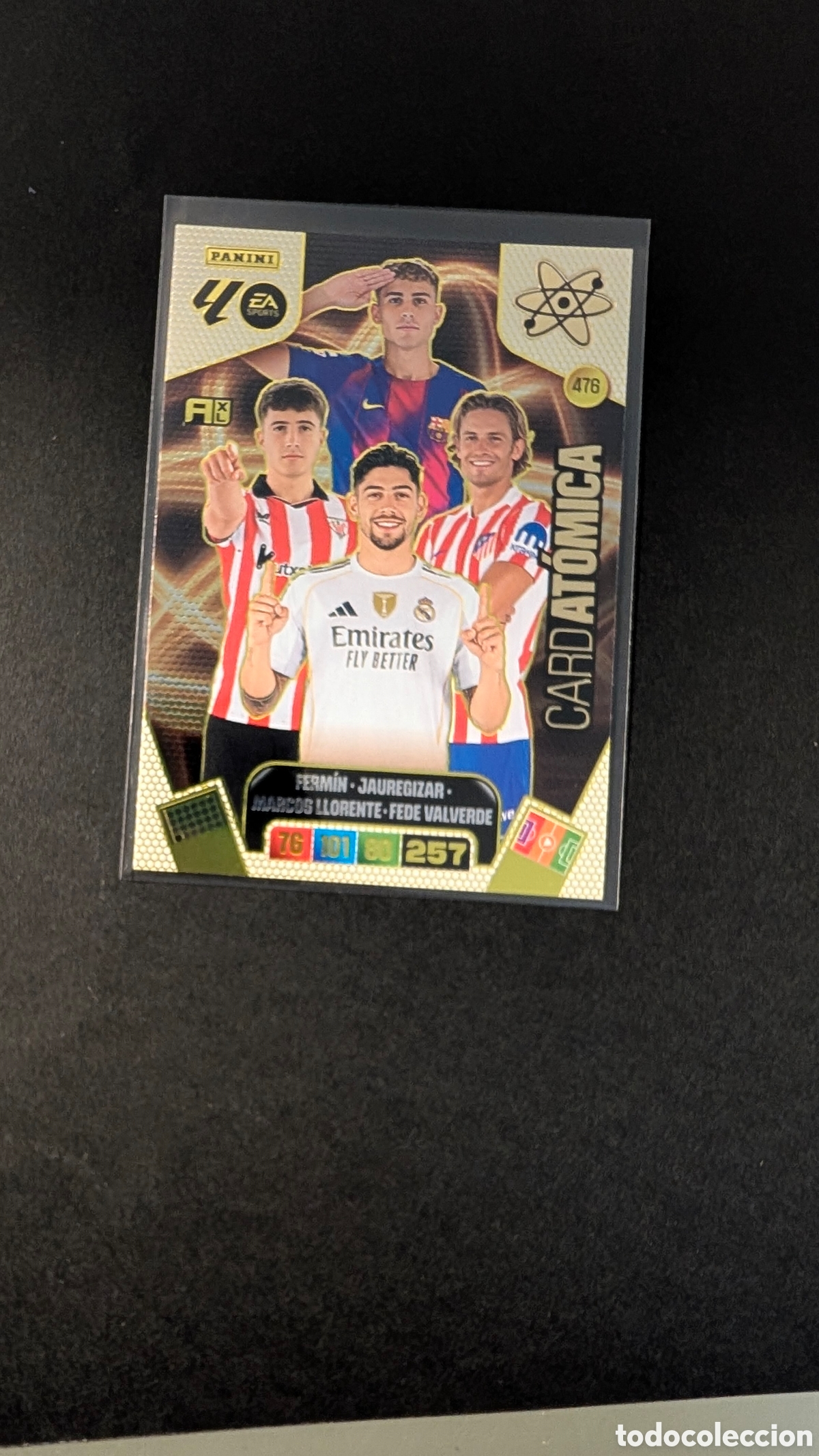 Fu&szlig;ball-Sticker: CARD ATOMICA 476 BALON DE ORO ADRENALYN XL LIGA 2025/2026 25 26 PANINI