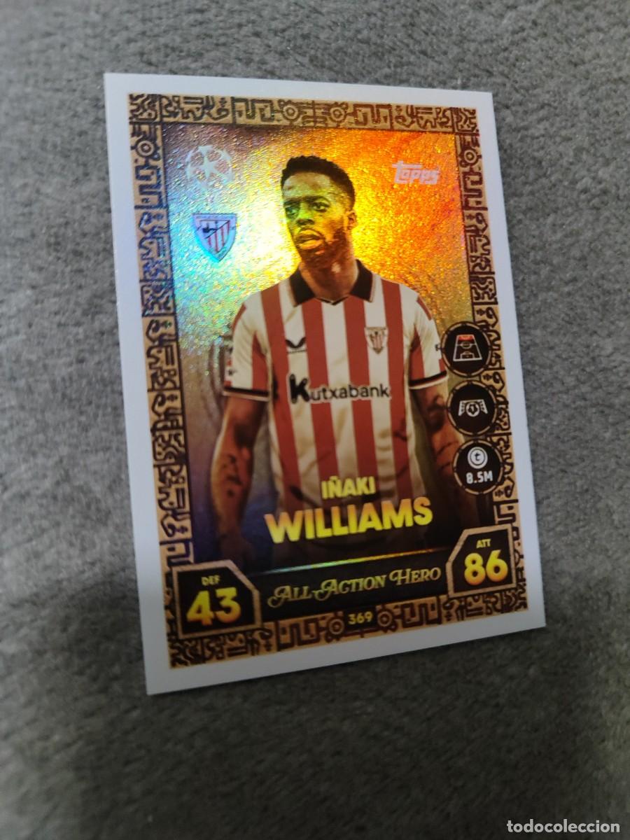 Fu&szlig;ball-Sticker: 369 UCL MATCH ATTAX 2025/26 I&Ntilde;AKI WILLIAMS ATHLETIC CLUB TOPPS 25 2026 CHAMPIONS