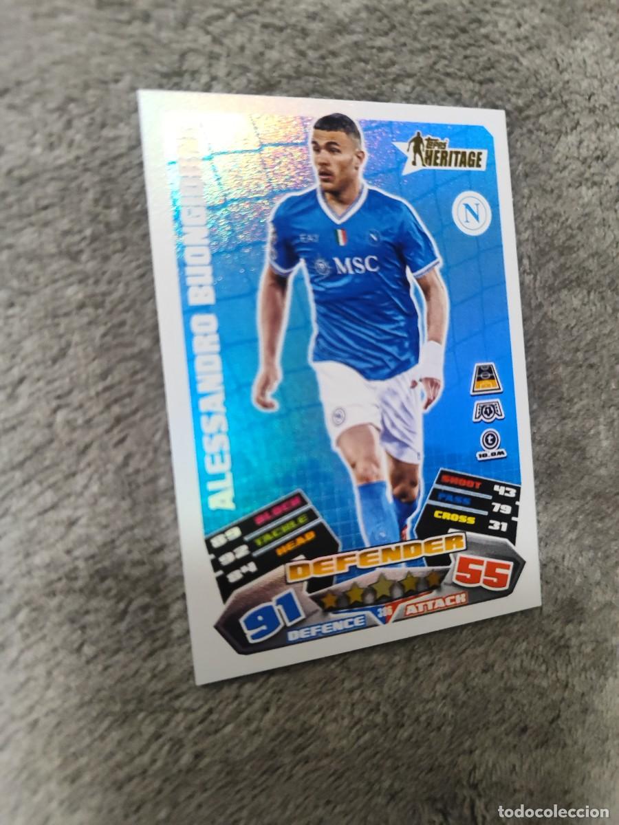 Cartes &agrave; collectionner de Football: 386 UCL MATCH ATTAX 2025/26 ALESSANDRO BUONGIORNO SSC NAPOLI TOPPS 25 2026 CHAMPIONS