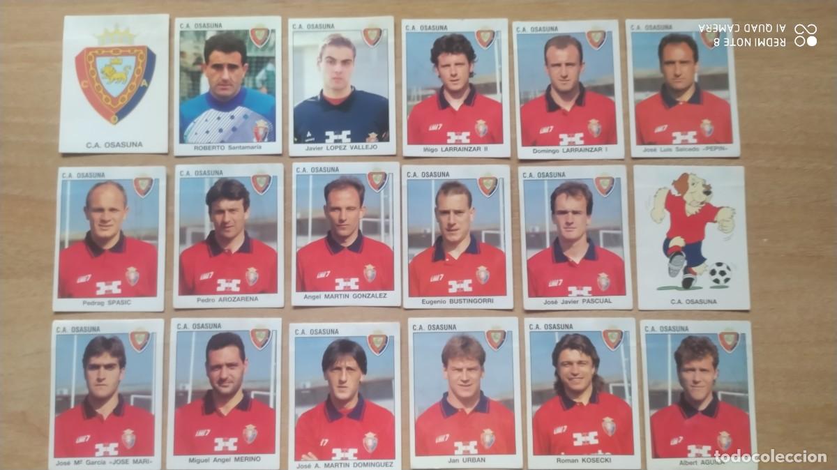 Cromos de f&uacute;tbol: OSASUNA COMPLETO FUTBOL 93 94 PANINI -H