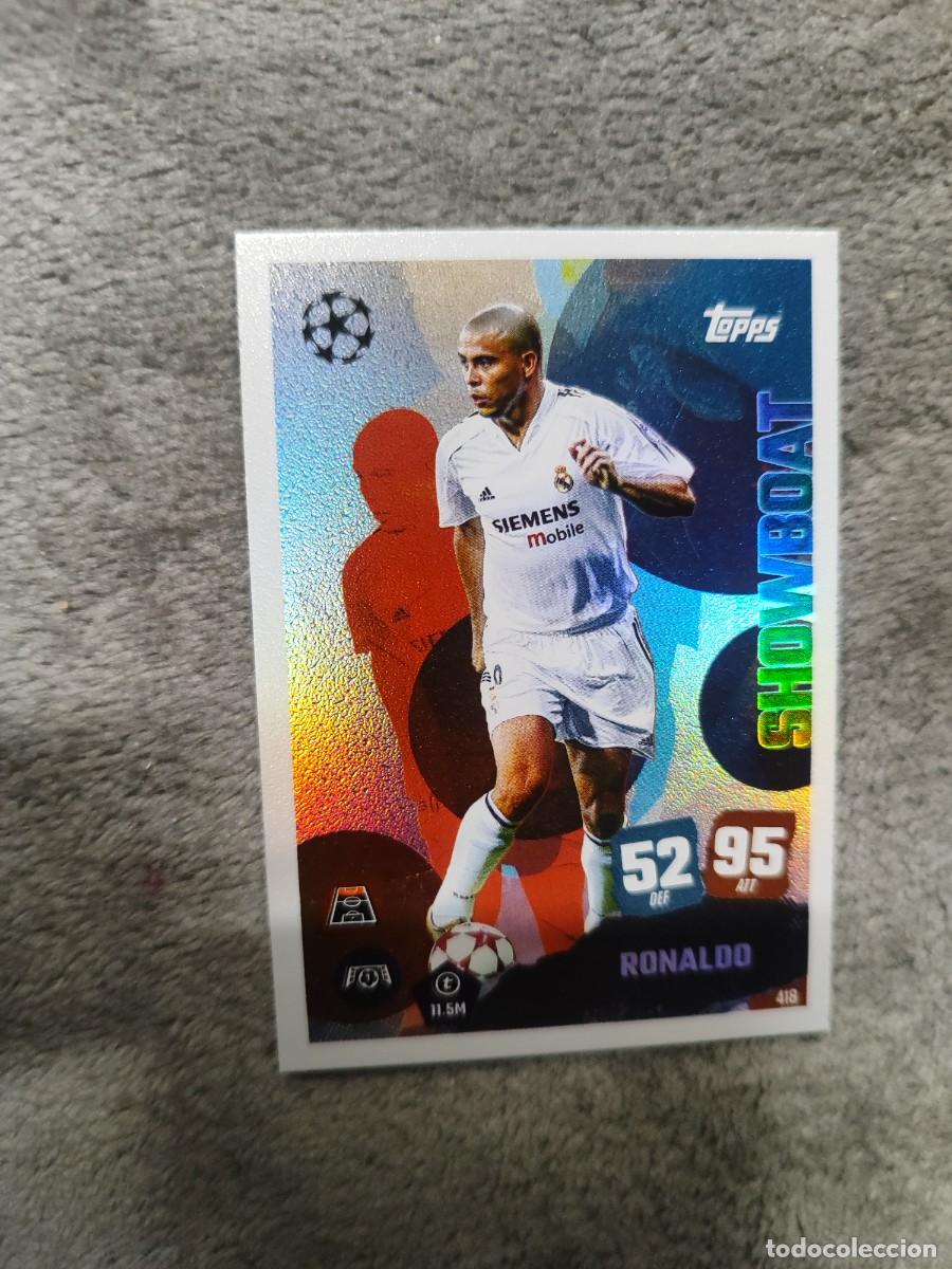 Figurine di Calcio: 418 UCL MATCH ATTAX 2025/26 RONALDO REAL MADRID CF TOPPS 25 2026 CHAMPIONS