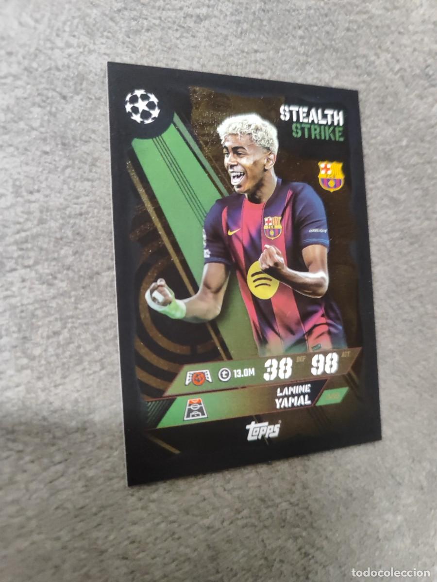 Cromos de F&uacute;tbol: 448 UCL MATCH ATTAX 2025/26 LAMINE YAMAL FC BARCELONA TOPPS 25 2026 CHAMPIONS