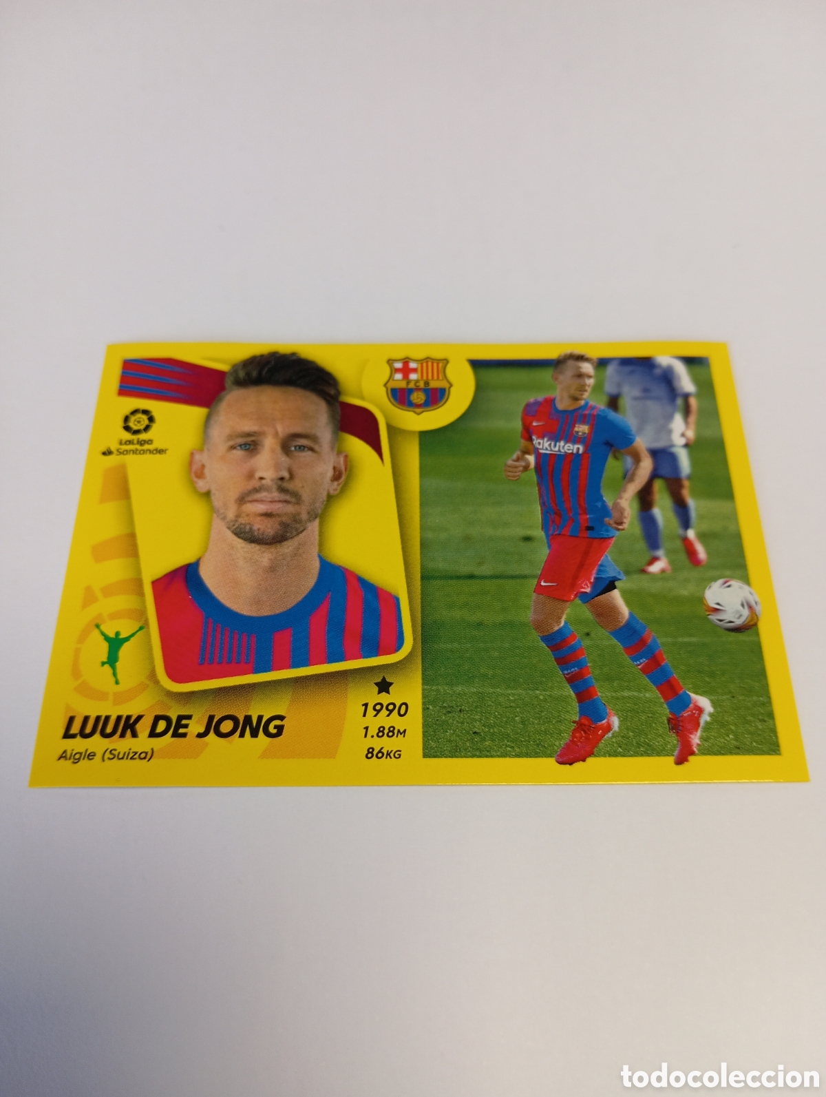 Fu&szlig;ball-Sticker: 61 Fichaje LUUK DE JONG 21-22 ESTE 2021 2022 PANINI