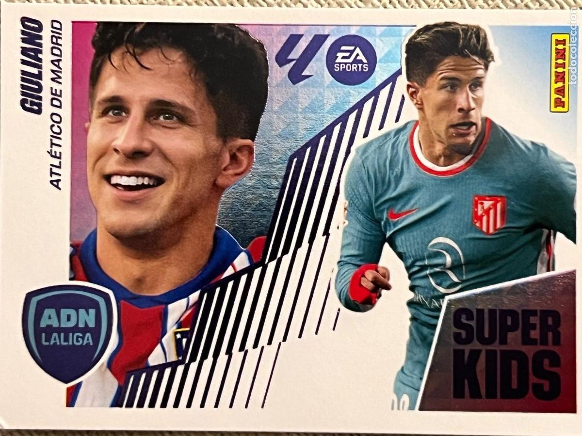 Cartes &agrave; collectionner de Football: 9 GIULIANO (SUPER KIDS) - ATL&Eacute;TICO MADRID LIGA ESTE 25 26 2025 2026